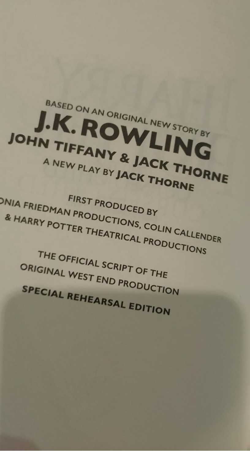 Harry Potter and the Cursed Child - J.K.Rowling