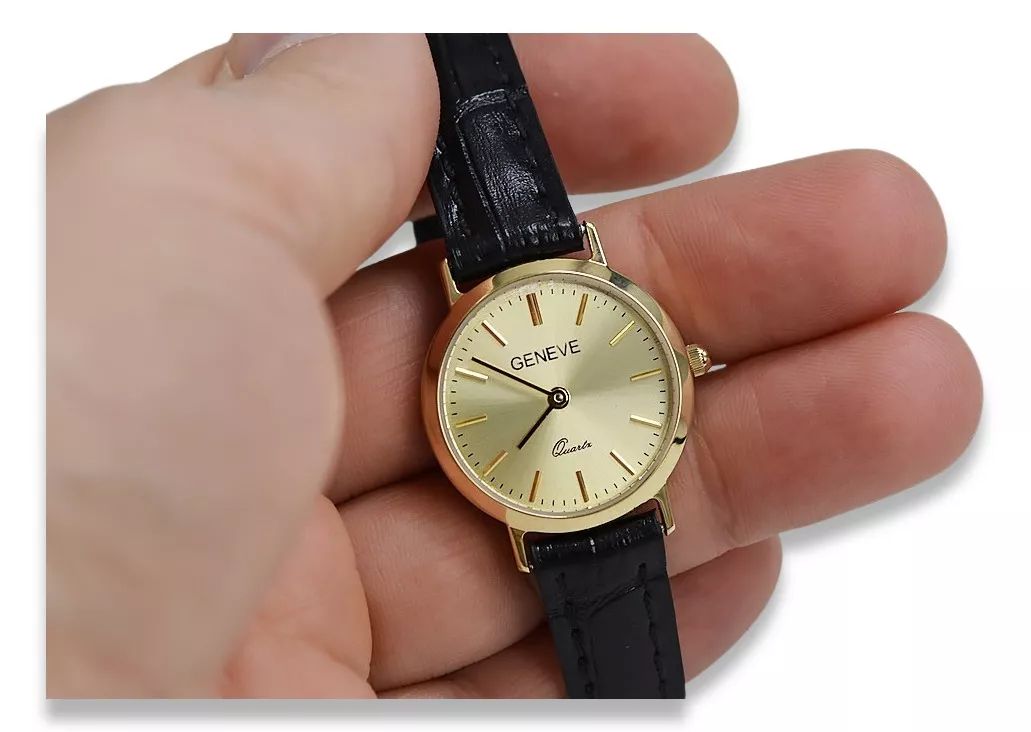 Złoty zegarek damski 14k 585 Geneve lw118y Wrocław biżuteria