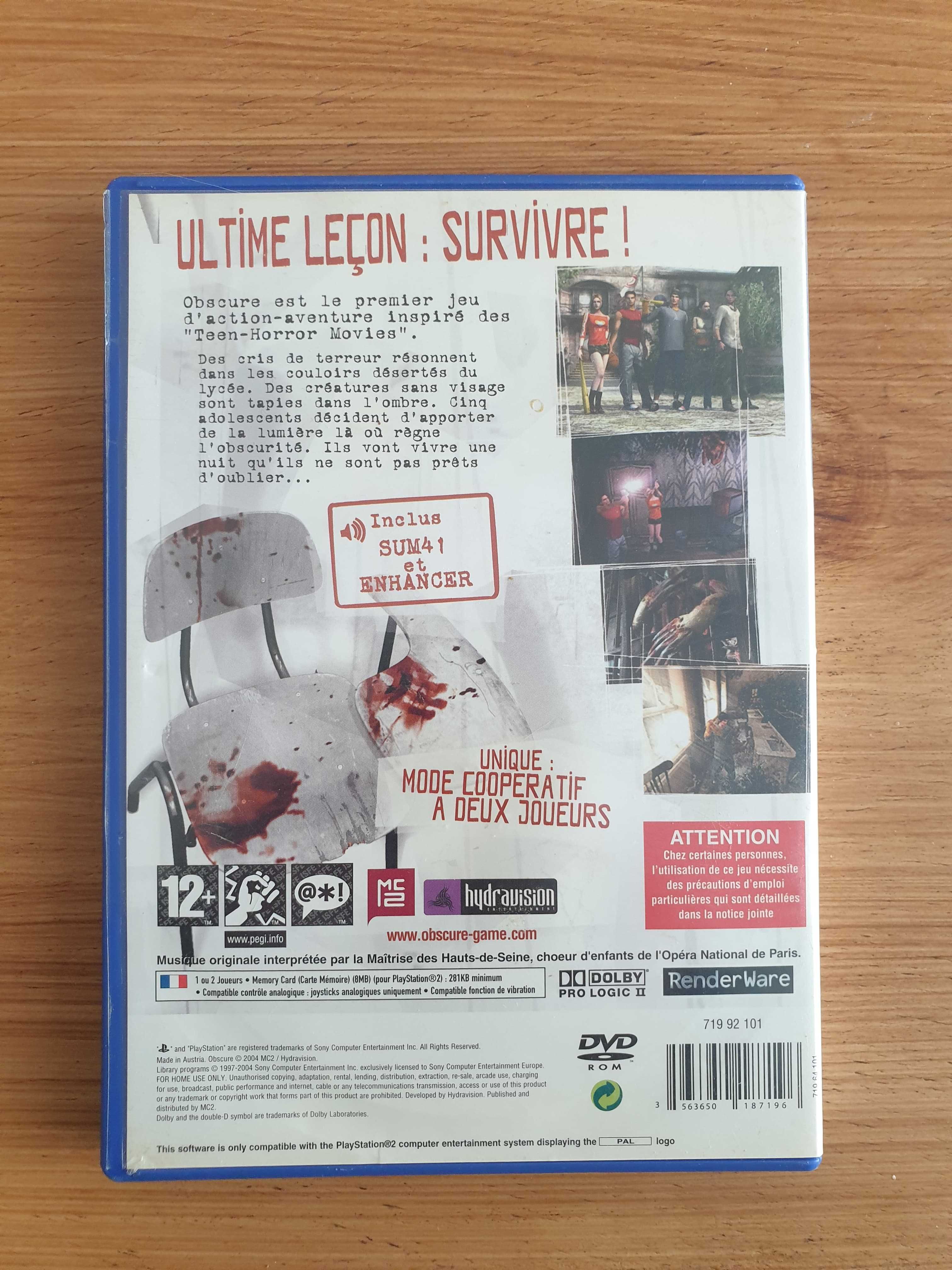 Obscure PlayStation 2