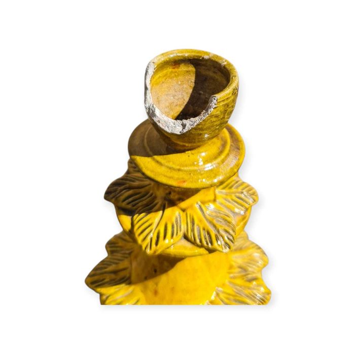 Conjunto Castiçais Cerâmica • Rosa Ramalho • Arte Popular Portuguesa