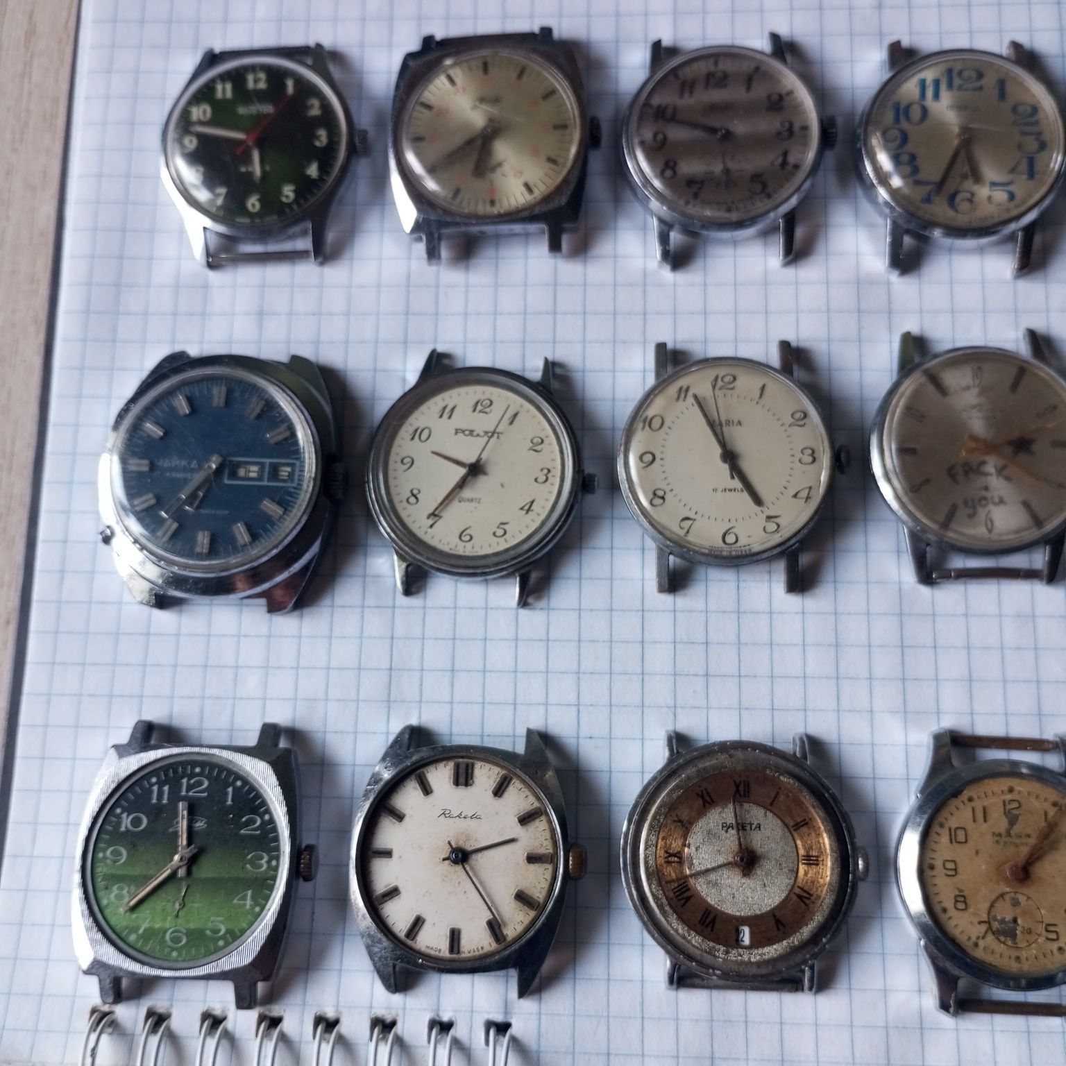 Старые механические наручные часы