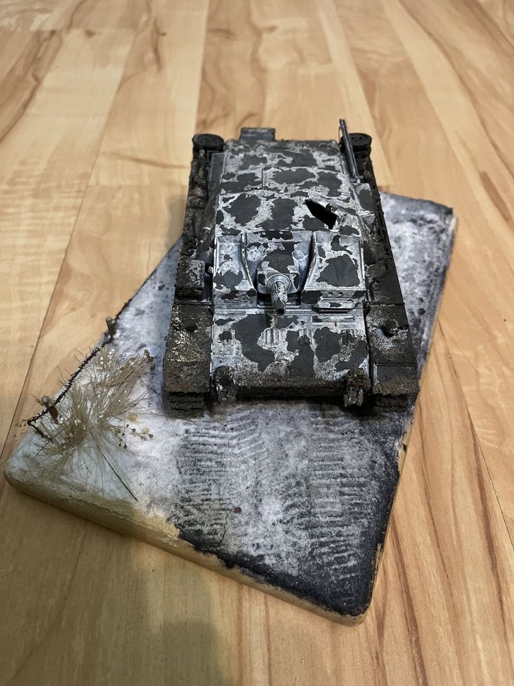 Diorama stug skala 1:35