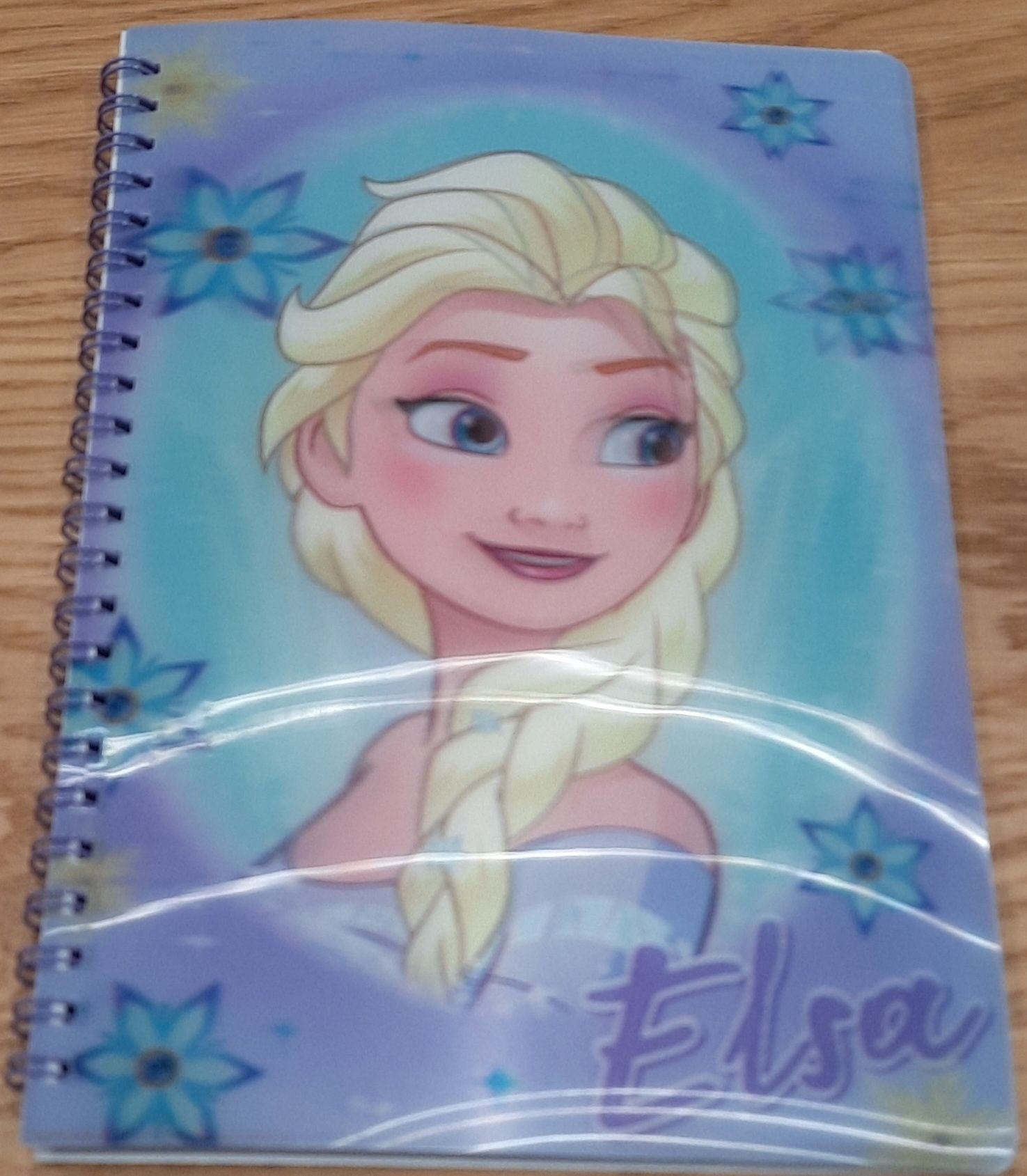 NOWY. Notatnik, zeszyt kraina lodu ,, Elsa,, gratis puzzle kula