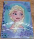 NOWY. Notatnik, zeszyt kraina lodu ,, Elsa,, gratis puzzle kula