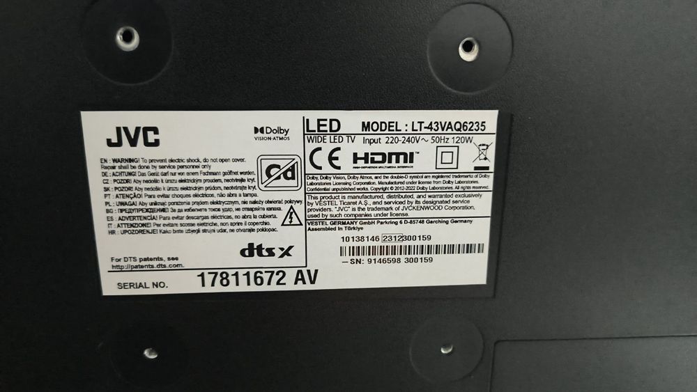 QLED Телевізор JVC Smarrt TV. 4K