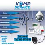 Monitoring CCTV Alarmy Sieci WIFI TV DVB-T/SAT usługi informatyczne