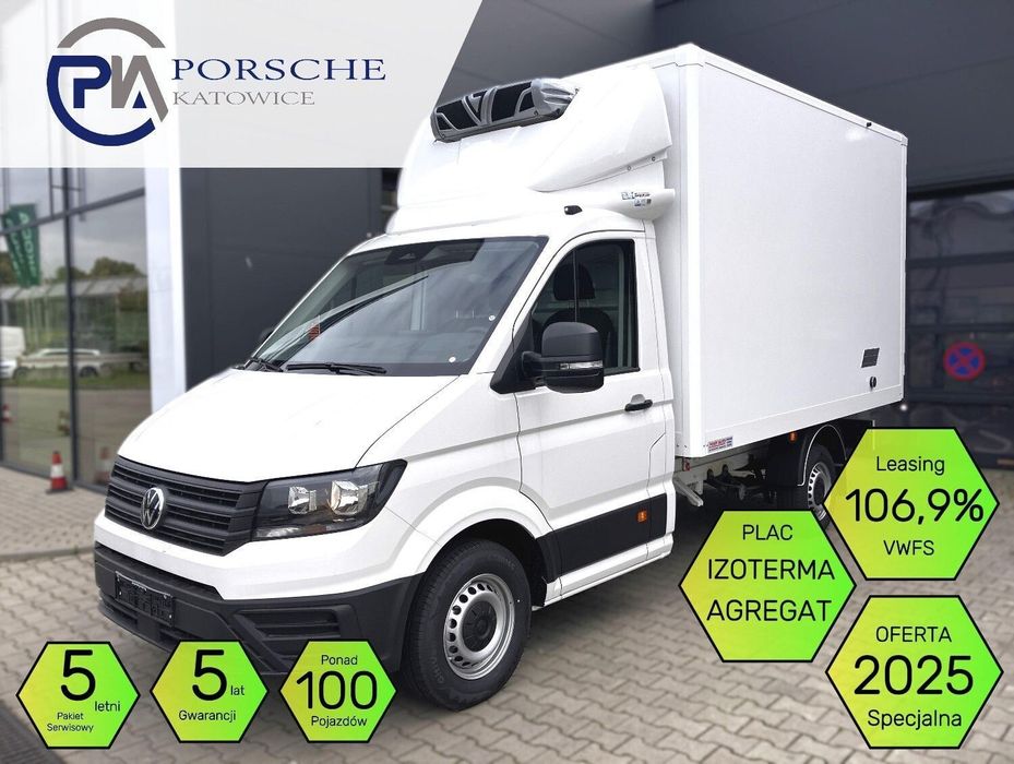 Volkswagen Crafter 35 2.0 TDI 163 KM L3H2 6bm 3m  IZOTERMA 163 KM Nowy Model 2025 Plac Ponad 100 pojazdów Leasing 106,9%