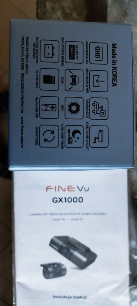 Wideorejstrator  FineVu GX 1000 Na Gwarancjii+ Paragon