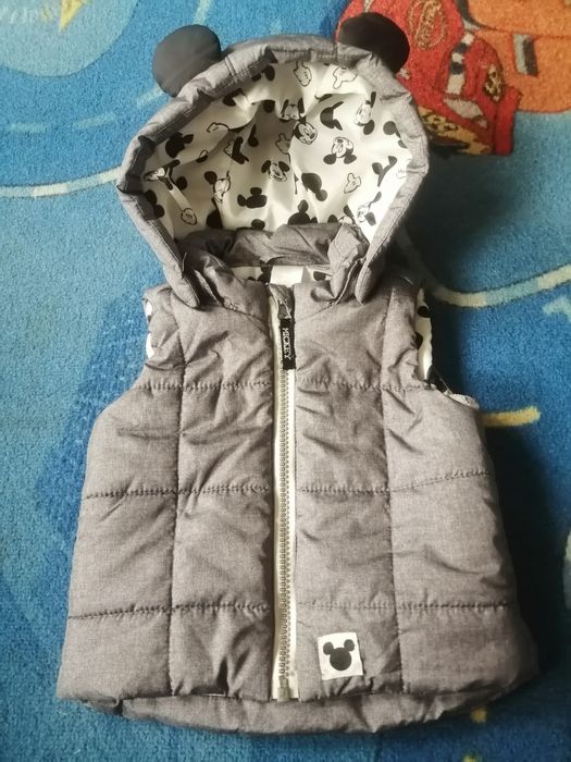 Bezrękawnik kamizelka myszka Miki Mickey hm h&m 68