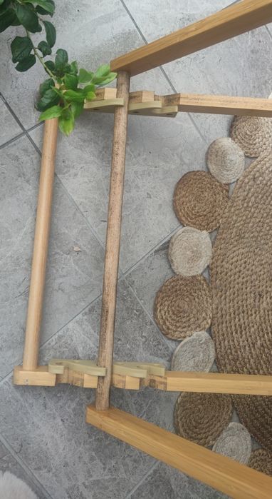 Leżak BOHO Makrama frędzle