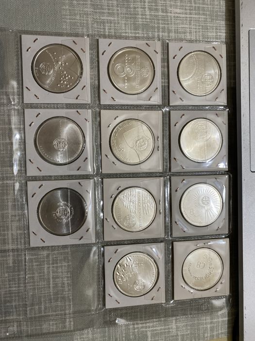 Moedas comemorativas de 8 euros Portugal