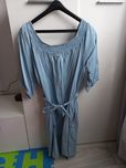 Niebieska sukienka hiszpanka reserved xl 42