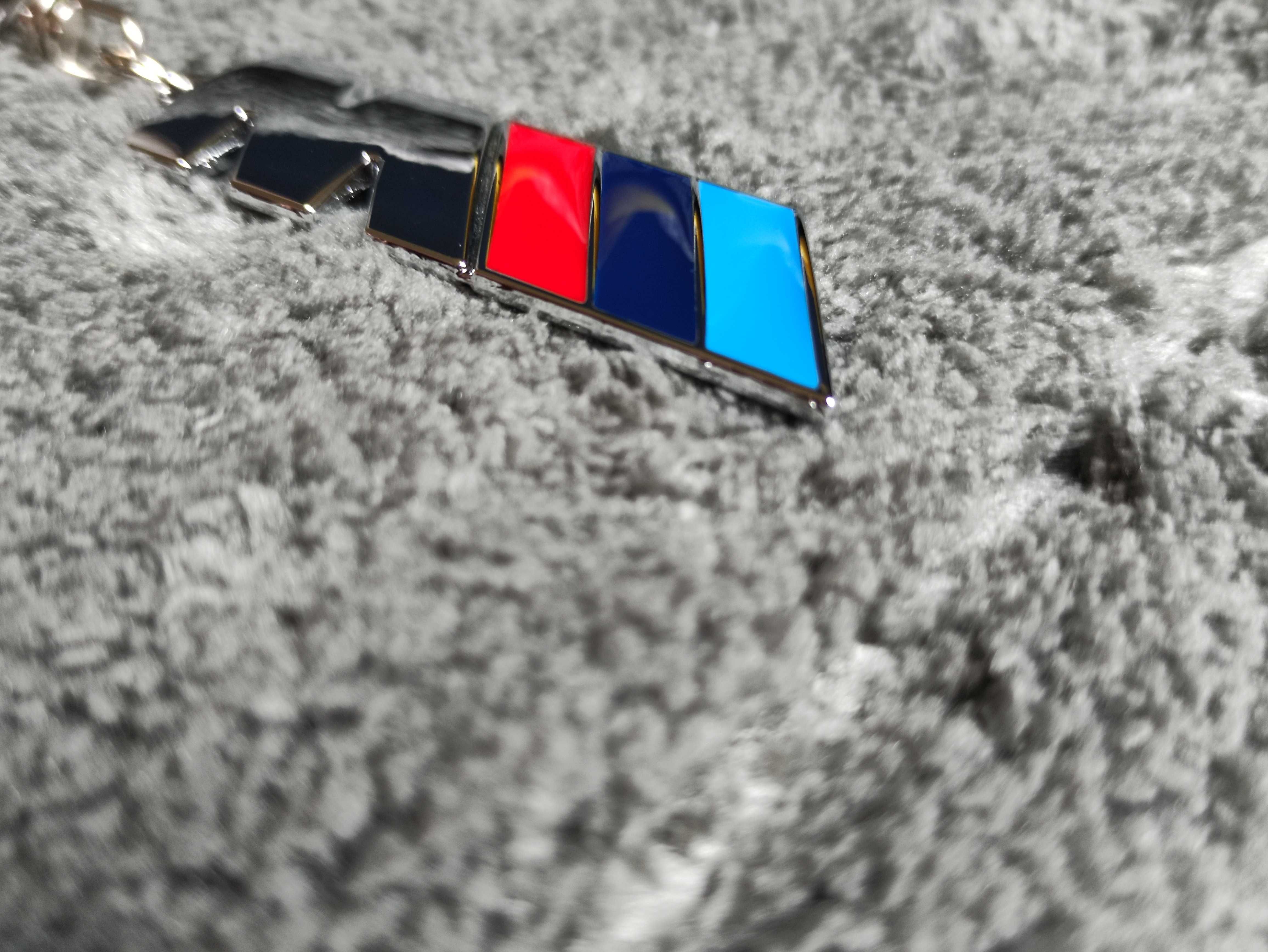 Brelok brylok Breloczek do kluczy BMW M logo metalowy M pakiet chrom