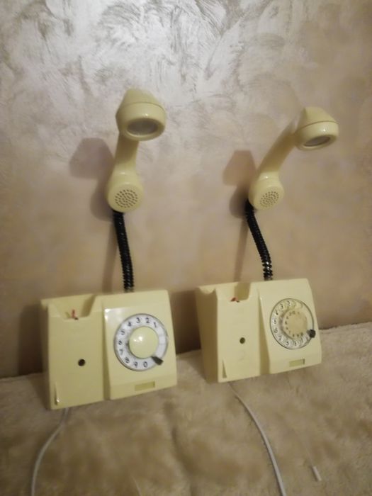 kinkiety lampy prl telefony z usb 2 lampy