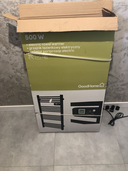 Grzejnik Elektryczny 500W czarny