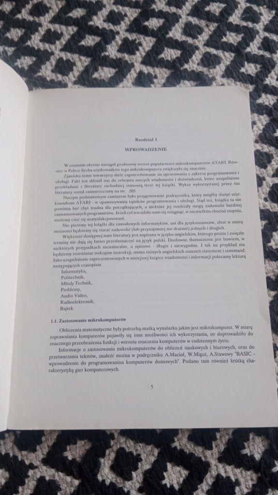 ATARI basic książka