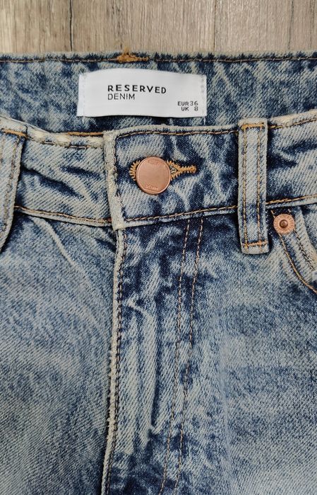 Spodnie jeansy boyfriend S 36 Reserved