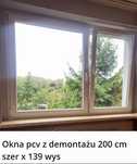Okna PCV z demontażu 3 szt.