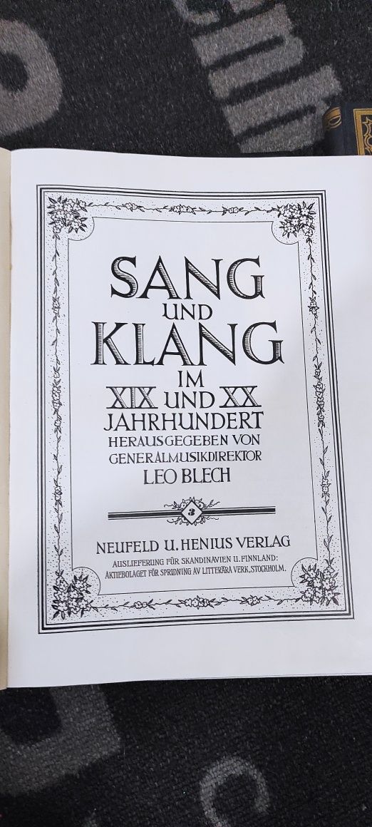 Книги Sang und Klang im XIX./XX. Jahrhundert