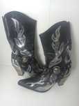 High Top Ankle Leather Boots New Rock Avant Garde Buty Skórzane