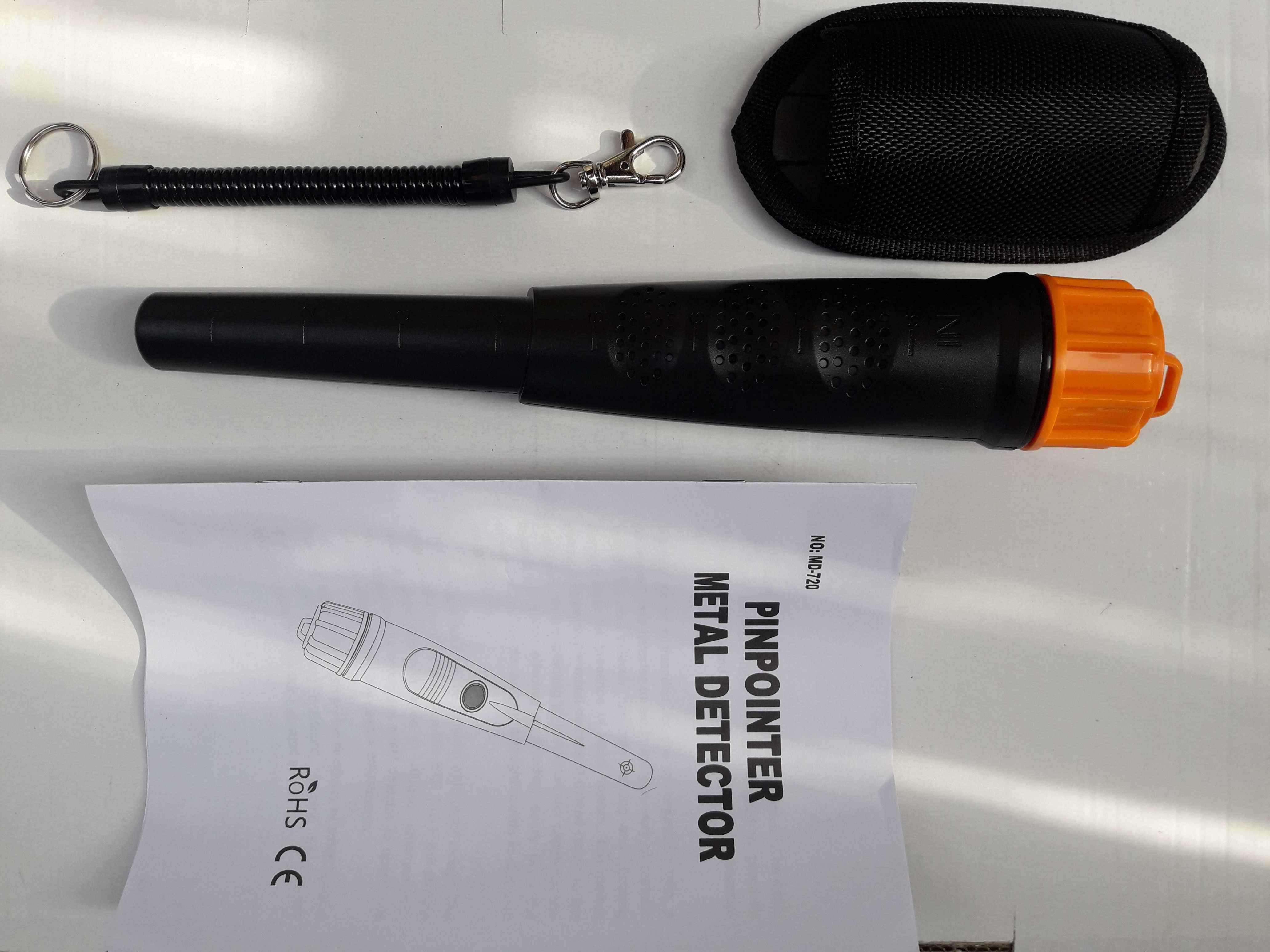 Wykrywacz metali PINPOINTER md 720 nowy bateria