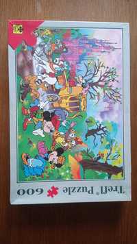 Puzzle kolekcjonerskie Trefl 600 Disney Myszka Miki PRL unikat