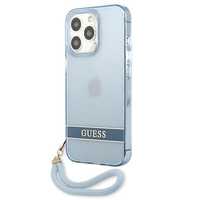 Guess Etui Translucent Stap do iPhone 13 Pro/13 6,1", Niebieski