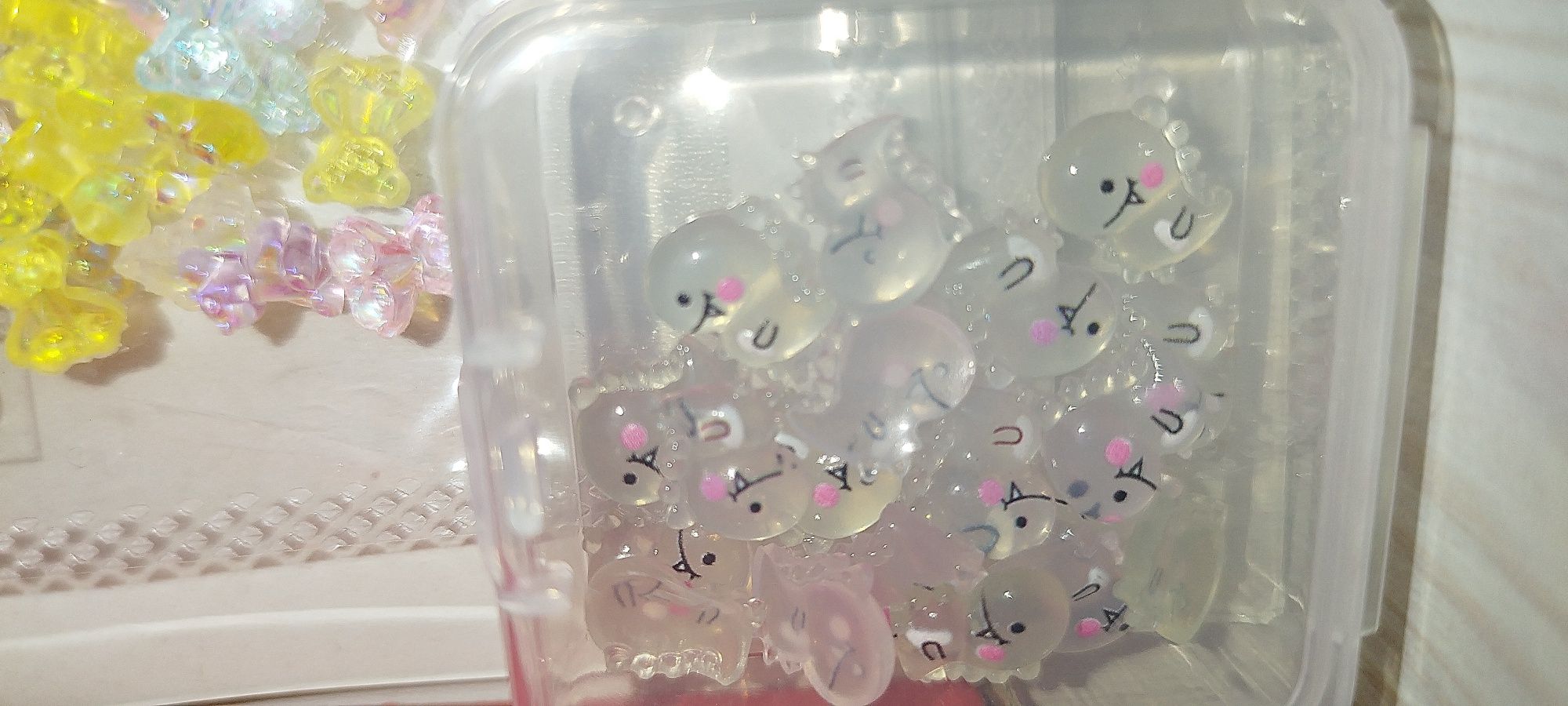 Ozdoby do paznokci Kawaii DIY cyrkonie akryle itp.l