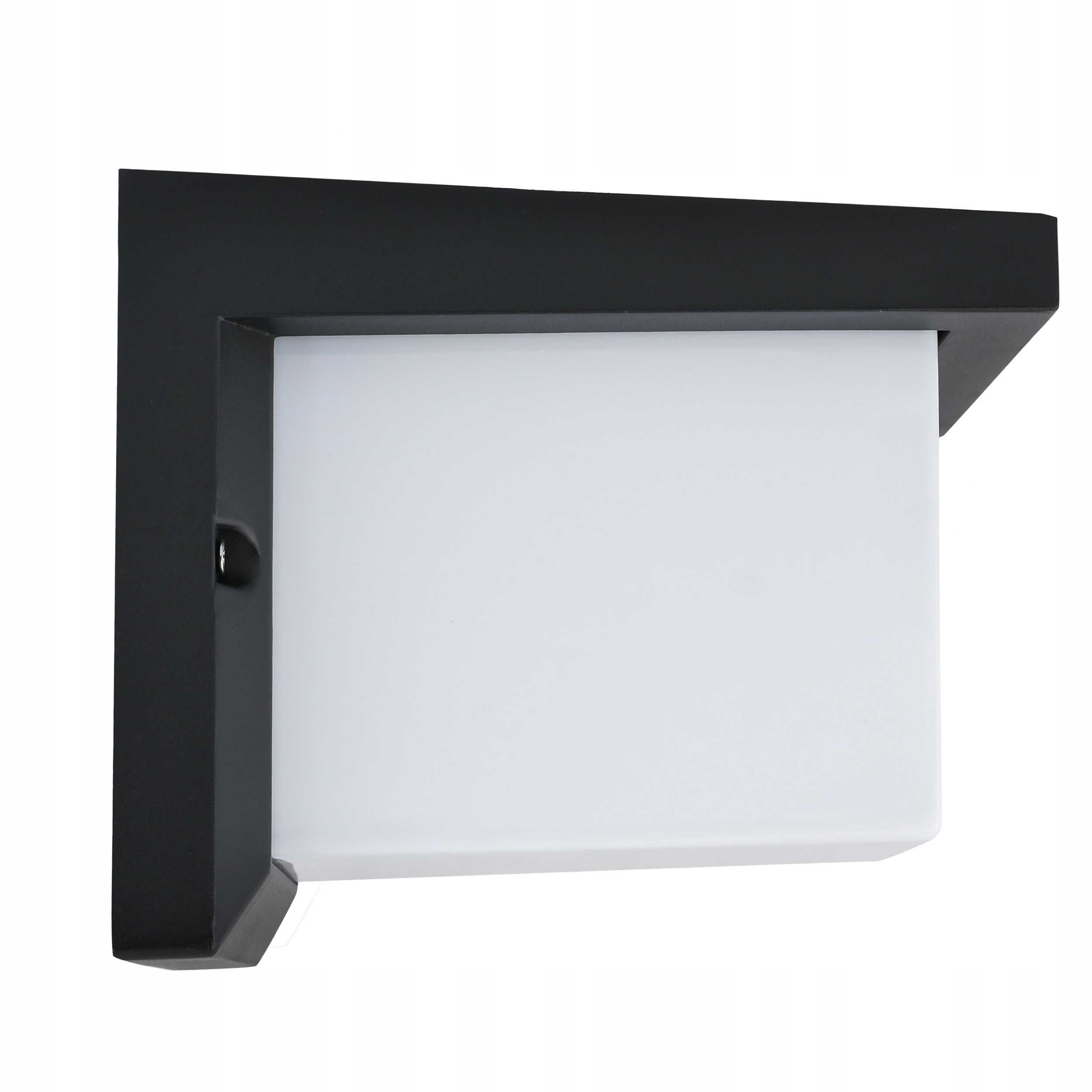 Lampa elewacyjna LED zewnętrzna kinkiet ogrodowy czarny E27 gwint