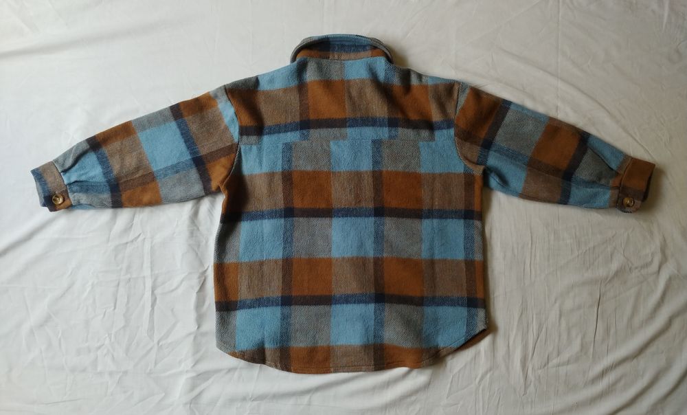 grubsza koszula / koszulowa kurtka w kratę DeeZee oversize