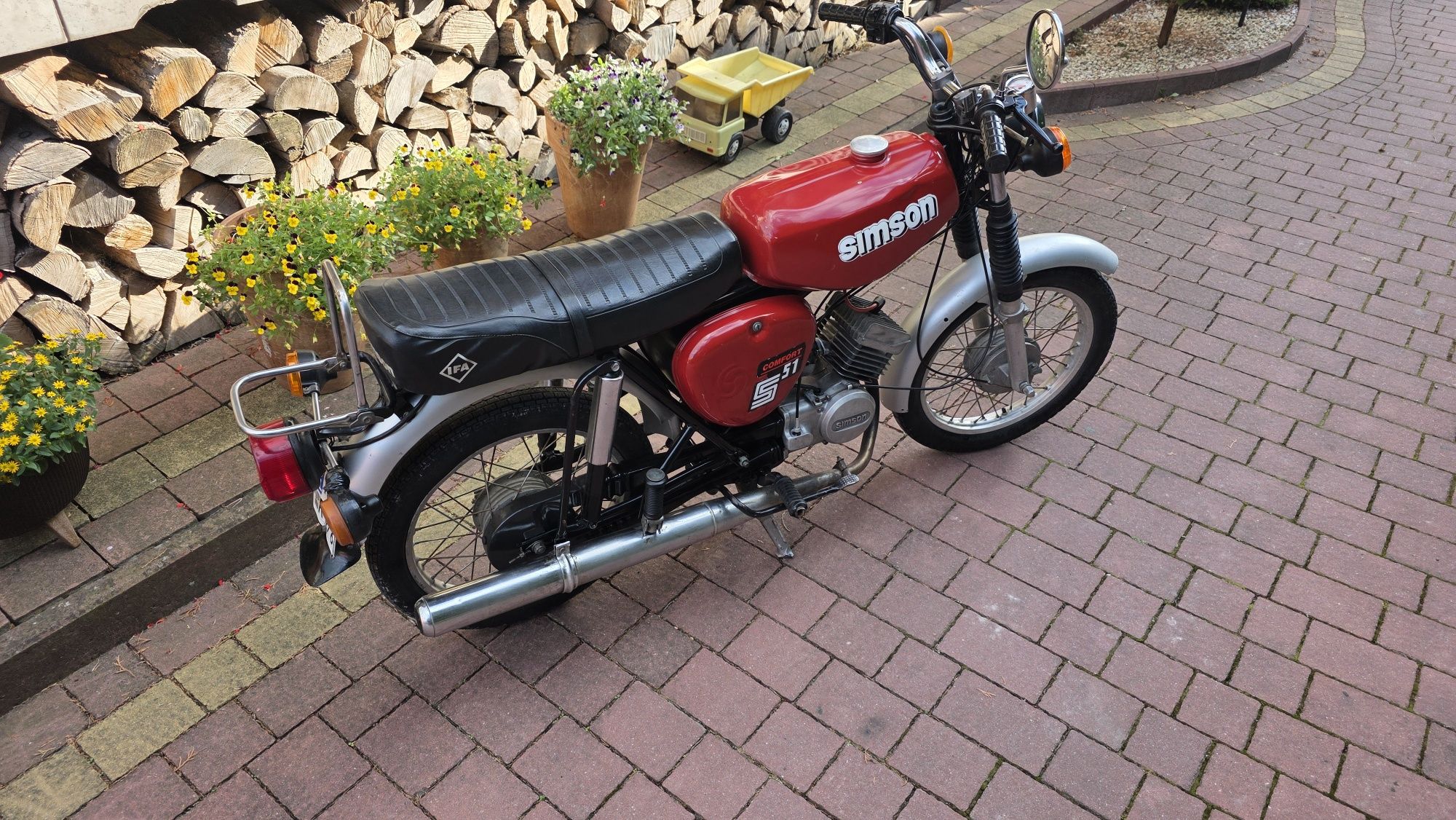 Simson s51 Zarejestrowany 4 biegowy 89r dostawa transport  sprawny ifa