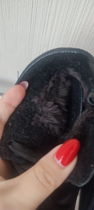 Мужские зимние кожаные 42 р-р