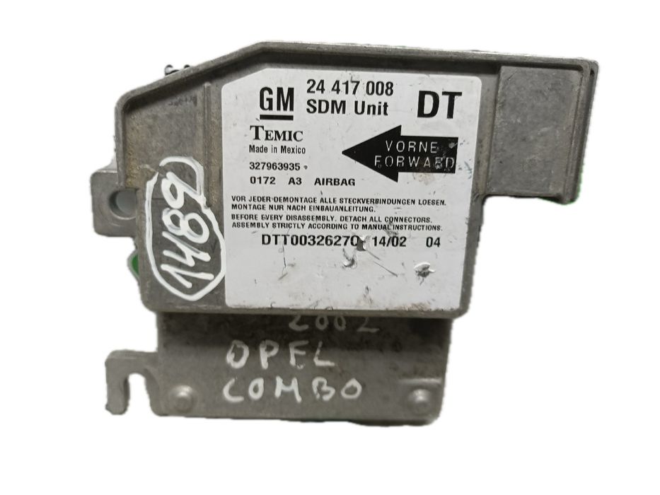 Centralina airbag OPEL Combo Furgão/Combi