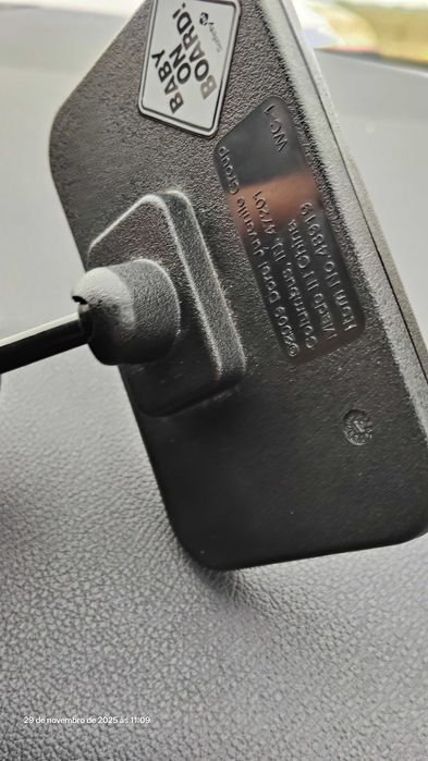 Espelho auto - ver crianças no banco traseiro