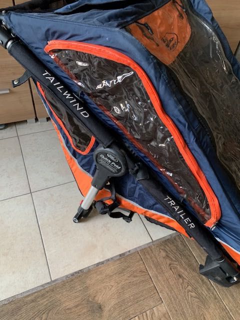 Przyczepka rowerowa Baby Jogger Quick Fold tailwind trailer NIEKOMPLET