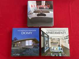 Albumy - Domy, Apartamenty, Kuchnie - komplet 3 szt.
