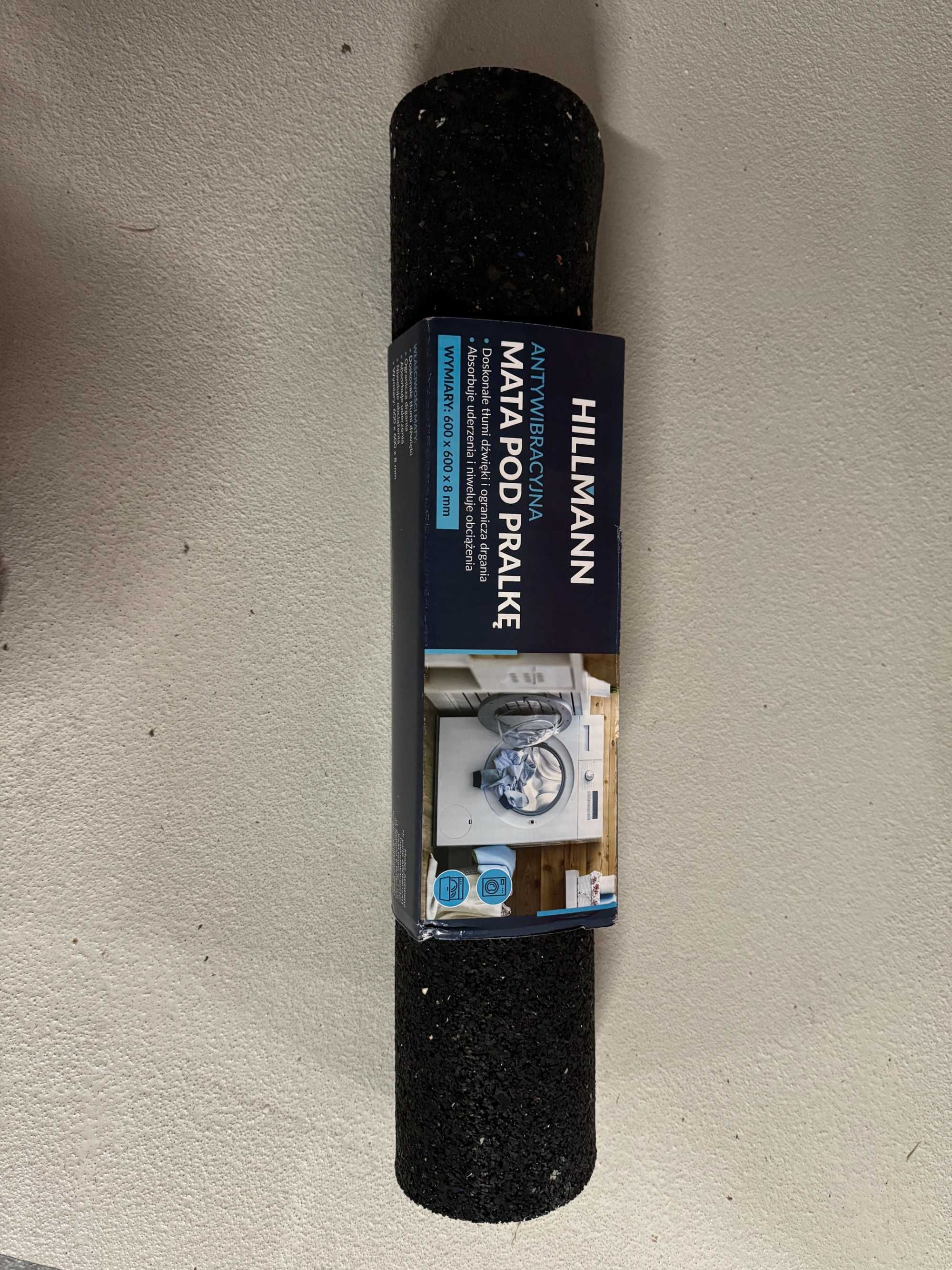 Mata antywibracyjna pod pralkę Hillman 600x600x8 mm