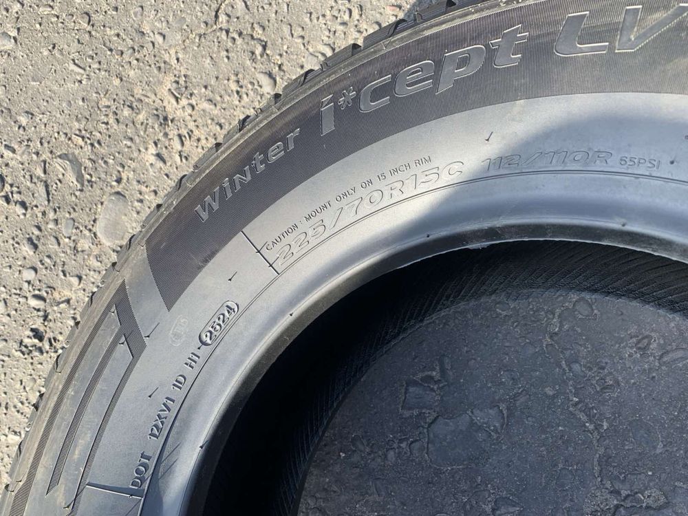 Шини  нові 225/70 R15С Hankook зима  2024 рік