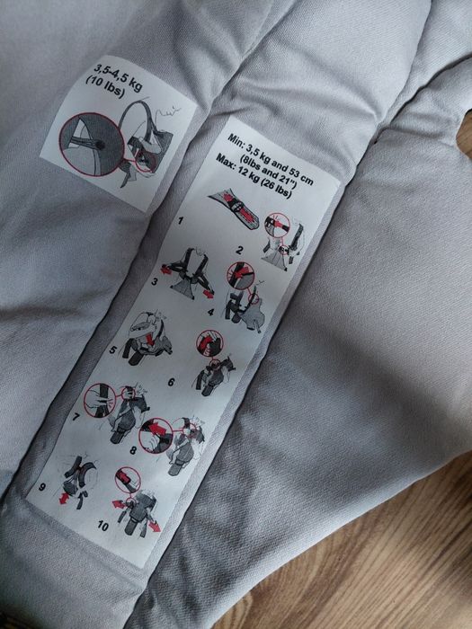 Nosidełko niemowlęce babybjörn