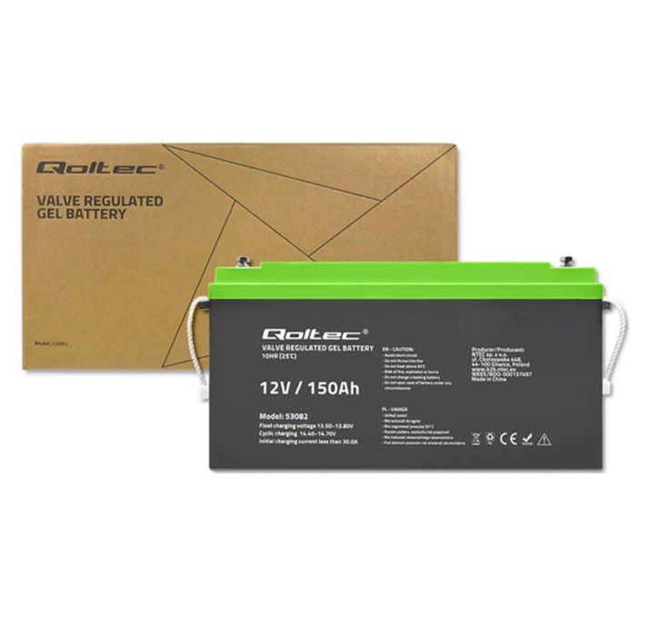 Акумулятор гелевий Qoltec GEL AH 150-12 (12V.150Ah)
