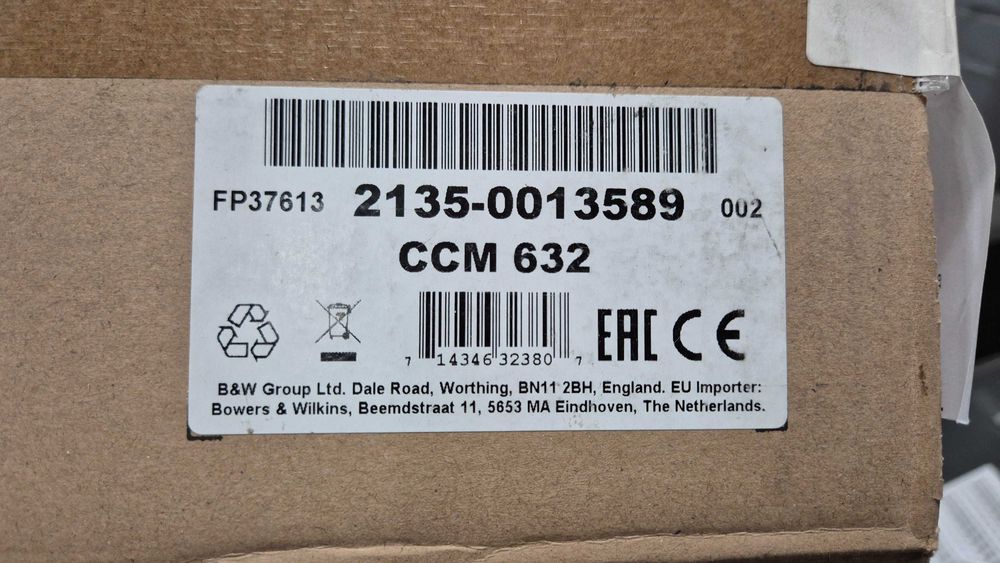 Bowers & Wilkins CCM632 Вбудована акустика
