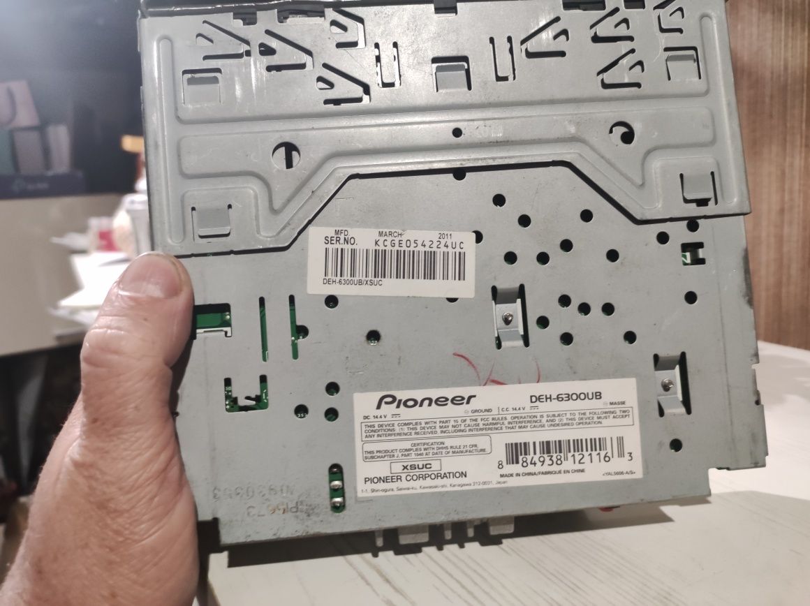 Піонер pioneer deh 6300 ub автомагнітола магнітофон usb