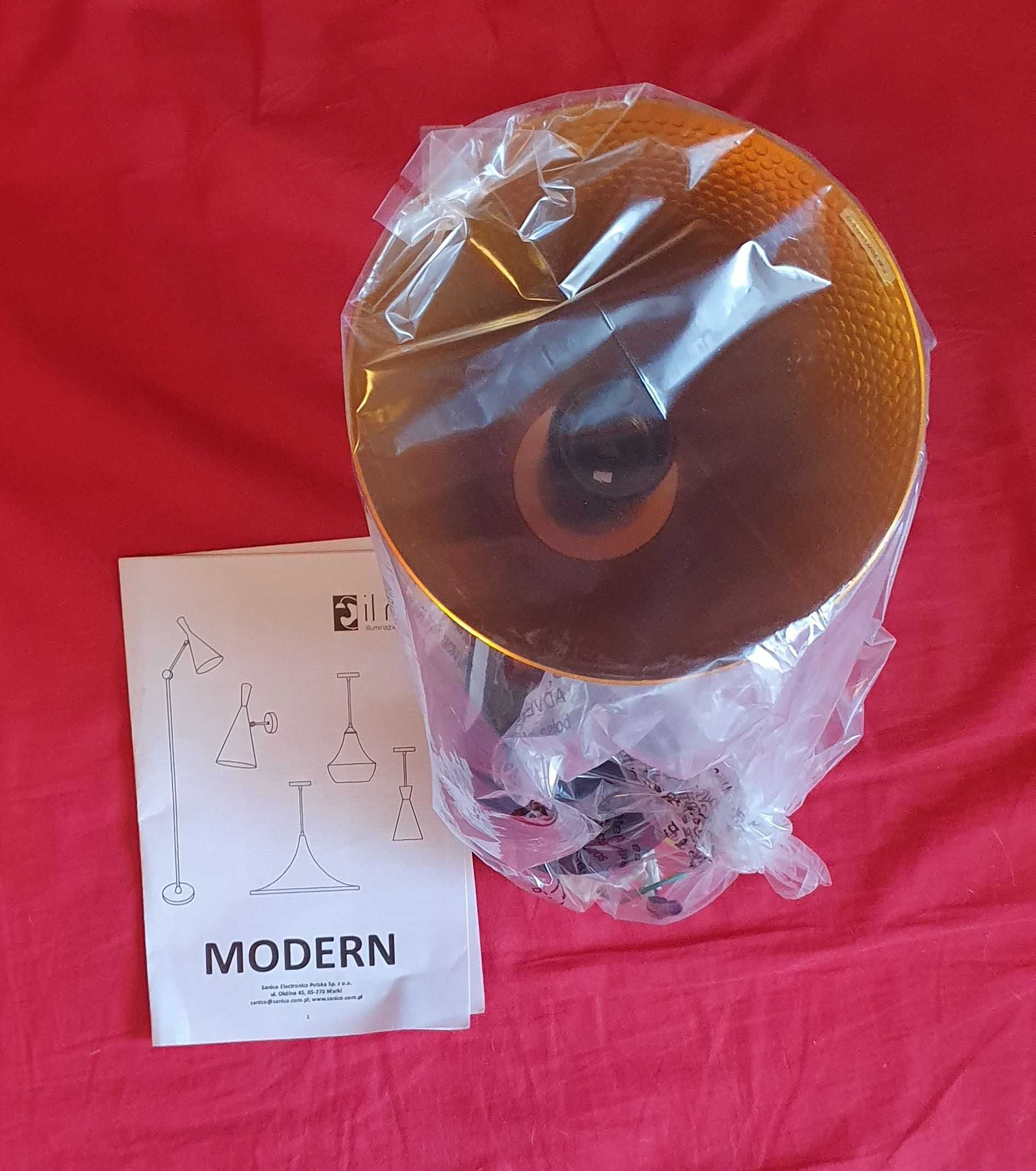 Kinkiet MODERN C-B Czarno-złoty E27 ruchomy