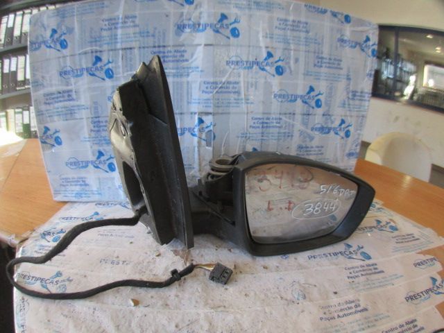 Espelho Esp3844 VW POLO 6R FASE 1 2014 1.6TDI 90CV 5P VERMELHO DRT ELETRICO COM PISCA 6 PINOS DANIFICADO Sem Espelho Sem Capa