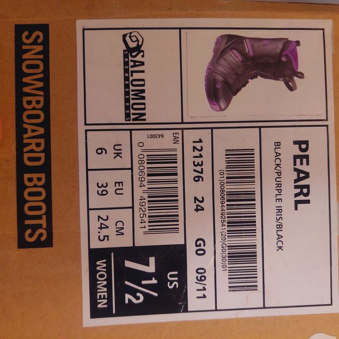 Buty snowboardowe 24.5 cm