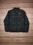 Ellesse Black Anorak Jacket kurtka puchowa pikowana czarna bez kaptura