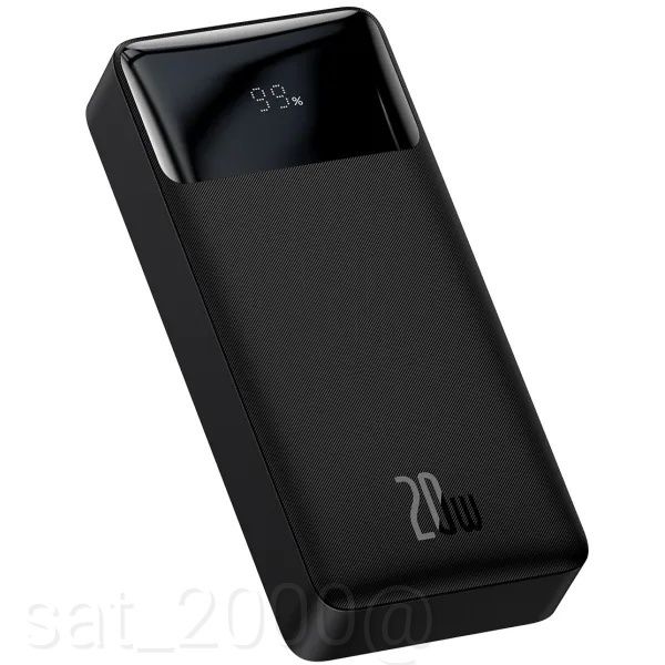Внешний аккумулятор (Павербанк) Baseus Digital Display 20000mAh/20W