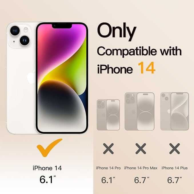 JETech Etui dla iPhone 14 6,1 Cala,