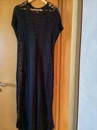 Vestido preto rendado