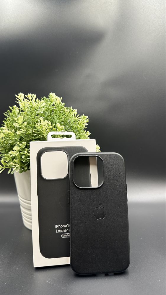 Skórzane Magsafe Etui do Iphone’a 14 Pro Black